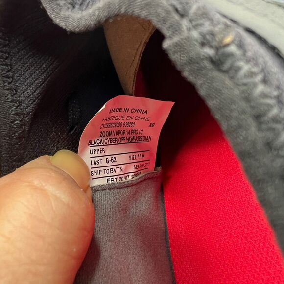 Nike Soccer Shoe Womens 11 Mercurial Vapor XIV Pro IC Indoor Turf Football - Picture 9 of 12